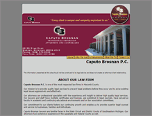 Tablet Screenshot of caputobrosnan.com